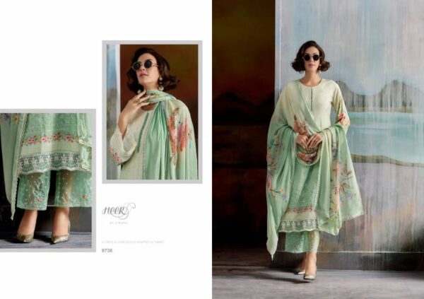 Kimora Heer Aashiqi Maslin Digital Printed Salwar Suits Catalog Wholesale Collection - Image 6