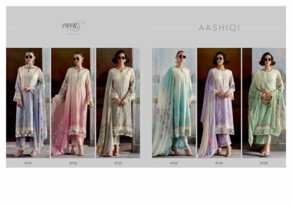 Kimora Heer Aashiqi Maslin Digital Printed Salwar Suits Catalog Wholesale Collection - Image 8