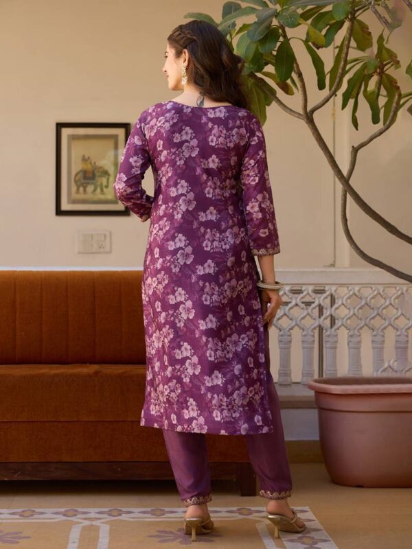 Pahal 01 Chinon Flower Printed Kurti Bottom With Dupatta Catalog Wholesale Collection - Image 8