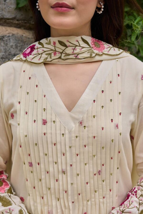 Naisha K 82 Mul Cotton Kurti Bottom With Dupatta Catalog Wholesale Collection - Image 6