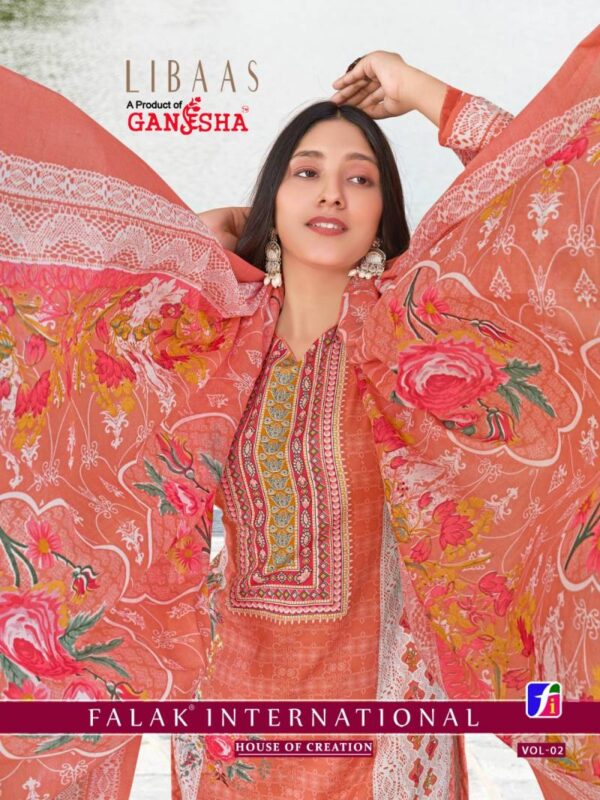 Ganesha Libaas Vol 2 Cotton Digital Printed Dress Material Catalog Wholesale Collection