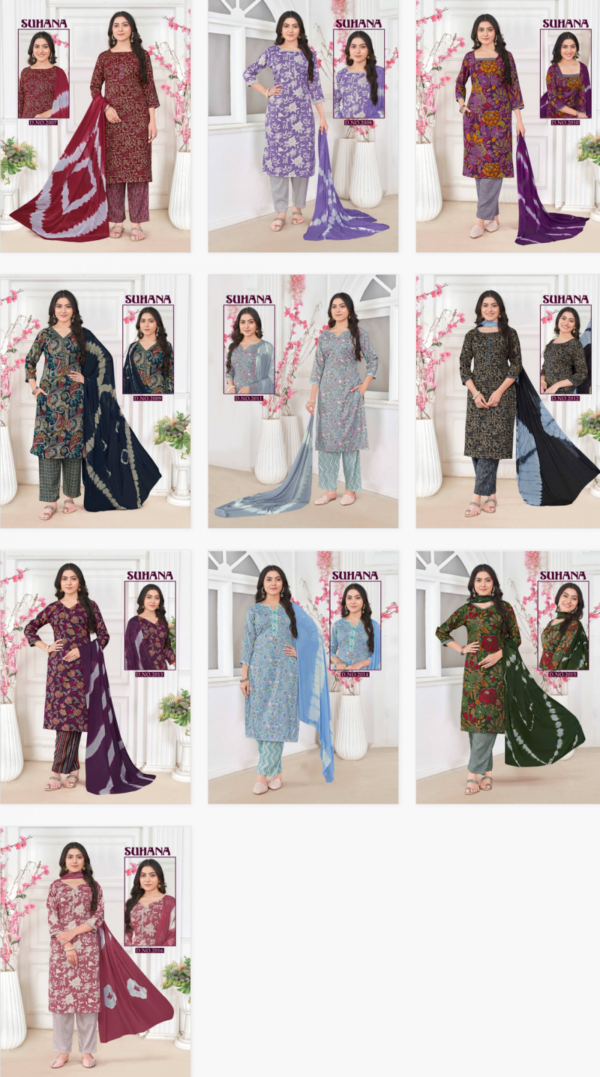 Ganesha Suhana Vol 2 Capsule Rayon Printed Readymade Dress Catalog Wholesale Collection - Image 12