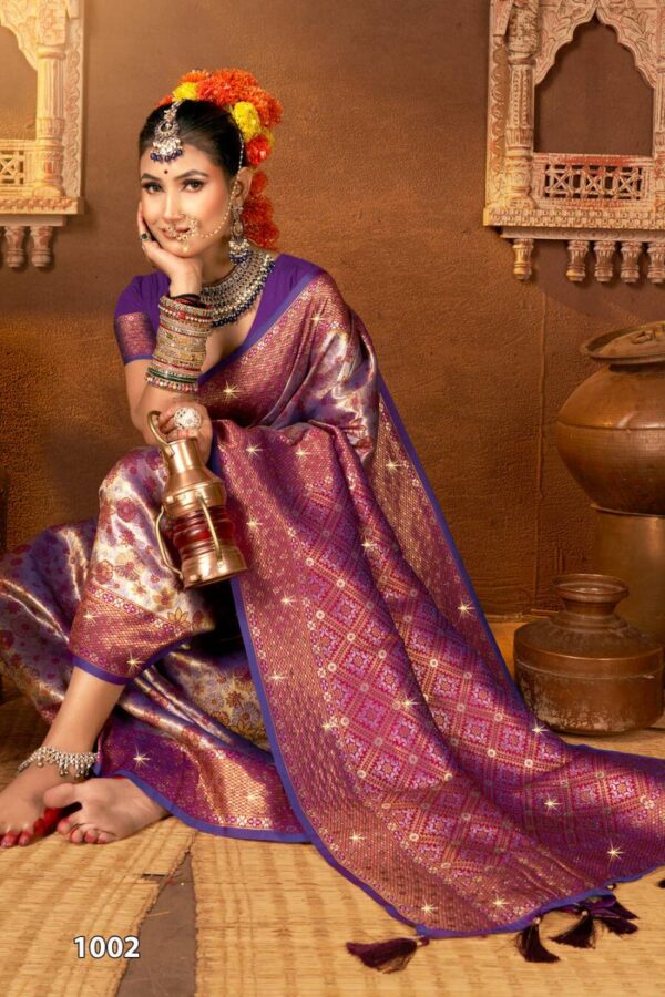 Saroj Vaishnavi Silk Saroski Vol 2 Traditional Wear Silk Saree Catalog Wholesale Collection - Image 2