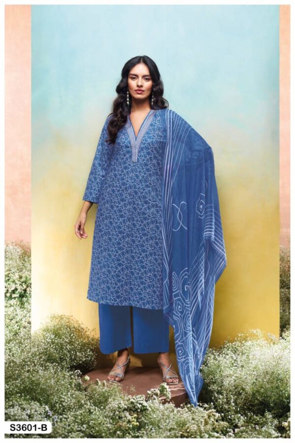 Ganga Nilakshi Cotton Printed Salwar Kameez Catalog Wholesale Collection - Image 3