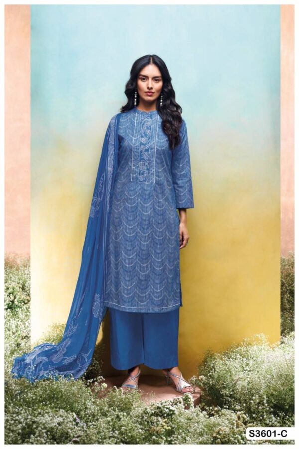 Ganga Nilakshi Cotton Printed Salwar Kameez Catalog Wholesale Collection - Image 4