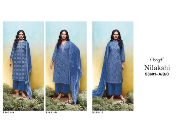 Ganga Nilakshi Cotton Printed Salwar Kameez Catalog Wholesale Collection - Image 6