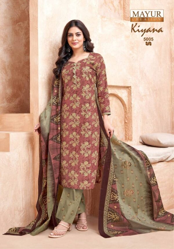 Mayur Kiyana Vol 5 Cotton Dress Material Catalog Wholesale Collection - Image 6