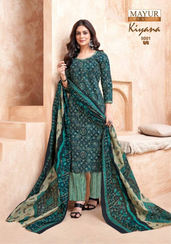 Mayur Kiyana Vol 5 Cotton Dress Material Catalog Wholesale Collection - Image 9