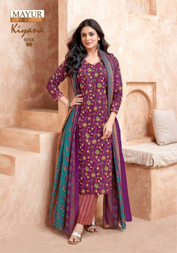 Mayur Kiyana Vol 5 Cotton Dress Material Catalog Wholesale Collection - Image 10