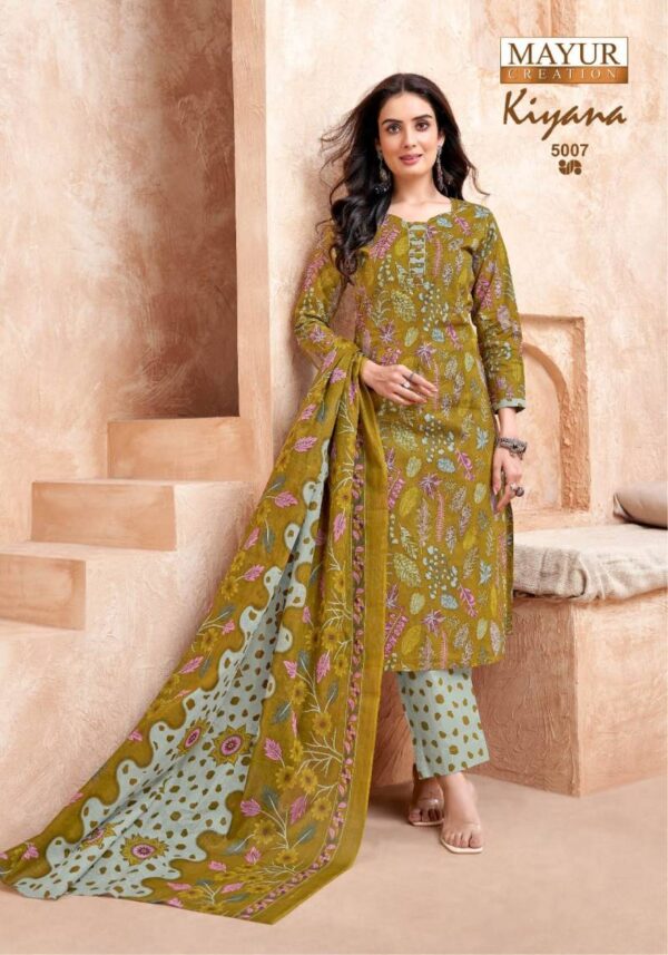 Mayur Kiyana Vol 5 Cotton Dress Material Catalog Wholesale Collection - Image 11