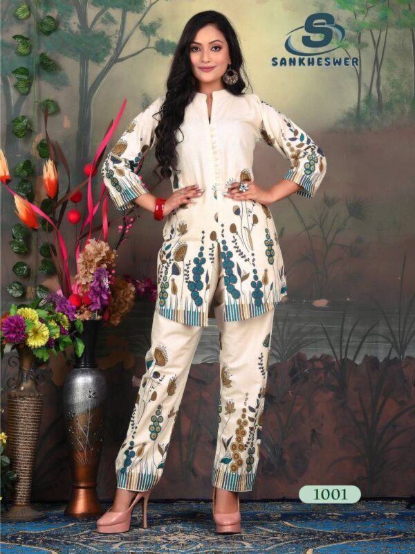 Sankheswer Roshni Vol 1 Flex Cotton Co Ord Set Catalog Wholesale Collection - Image 3