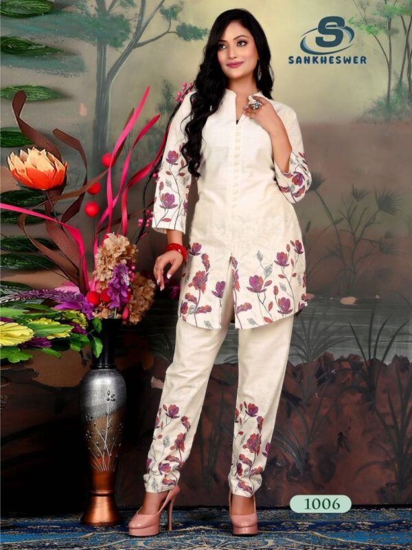 Sankheswer Roshni Vol 1 Flex Cotton Co Ord Set Catalog Wholesale Collection - Image 4