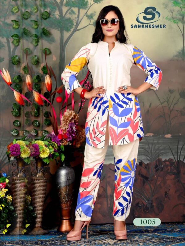 Sankheswer Roshni Vol 1 Flex Cotton Co Ord Set Catalog Wholesale Collection - Image 7