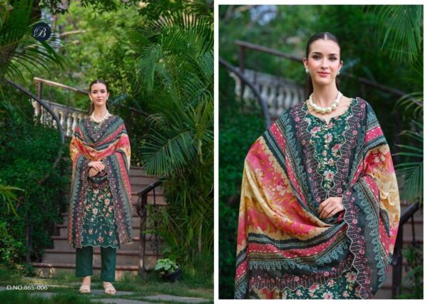 Belliza Fiza 865 Series Cotton Digital Printed Dress Material Catalog Wholesale Collection - Image 6