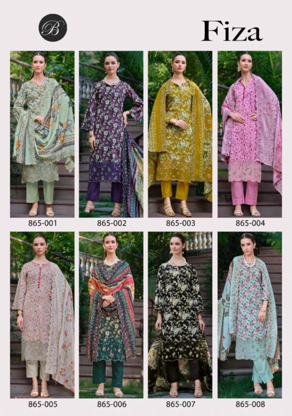 Belliza Fiza 865 Series Cotton Digital Printed Dress Material Catalog Wholesale Collection - Image 11