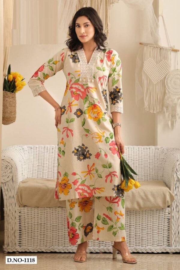 Lar 1118 To 1120 Cotton Flex Co Ord Set Catalog Wholesale Collection