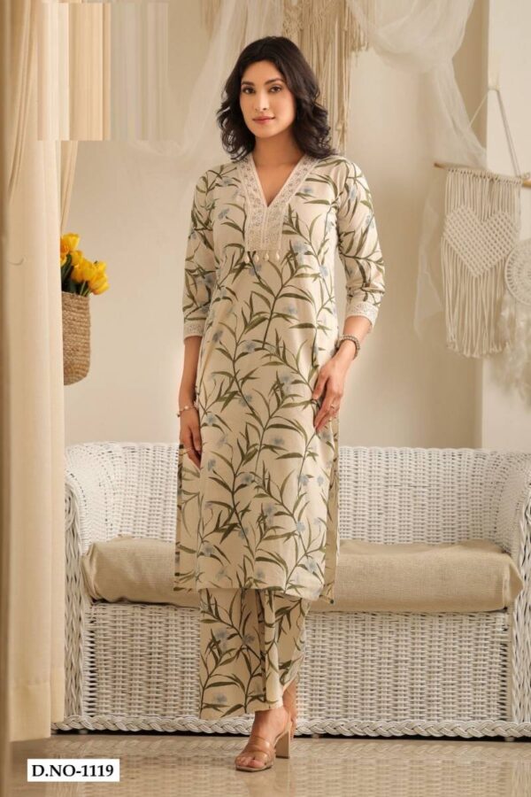 Lar 1118 To 1120 Cotton Flex Co Ord Set Catalog Wholesale Collection - Image 2