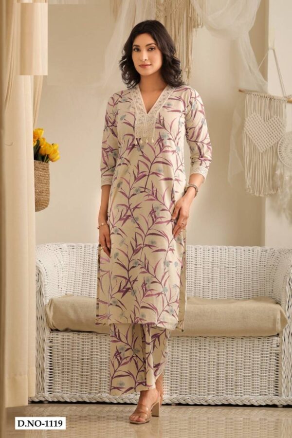 Lar 1119 To 1121 Cotton Flex Co Ord Set Catalog Wholesale Collection - Image 3