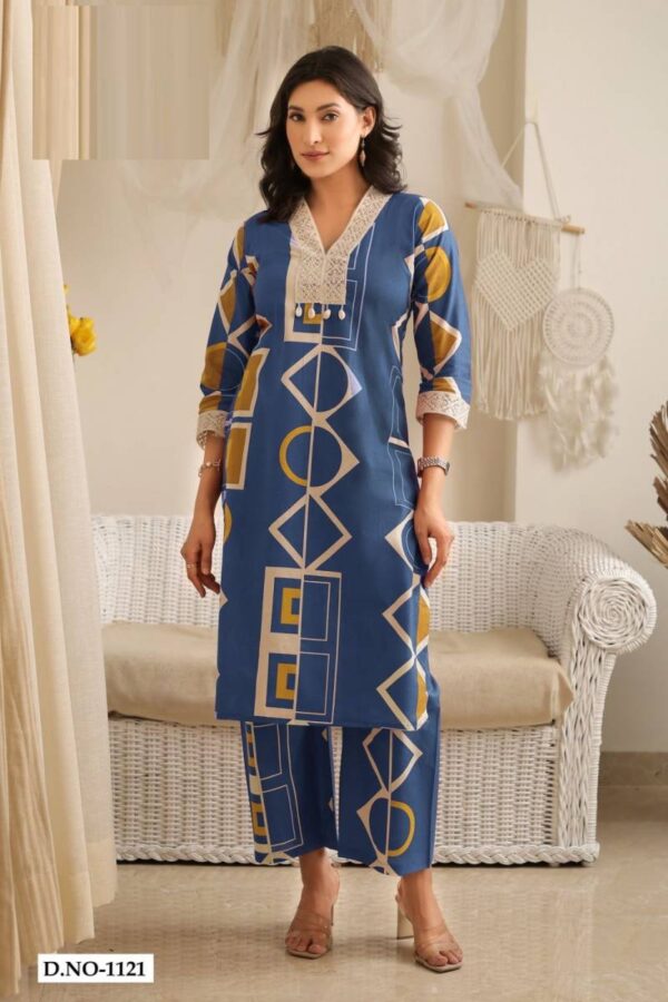 Lar 1119 To 1121 Cotton Flex Co Ord Set Catalog Wholesale Collection
