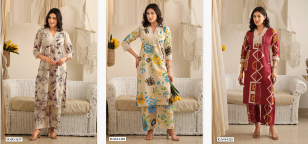 Lar 1117 To 1121 Cotton Flex Co Ord Set Catalog Wholesale Collection - Image 4