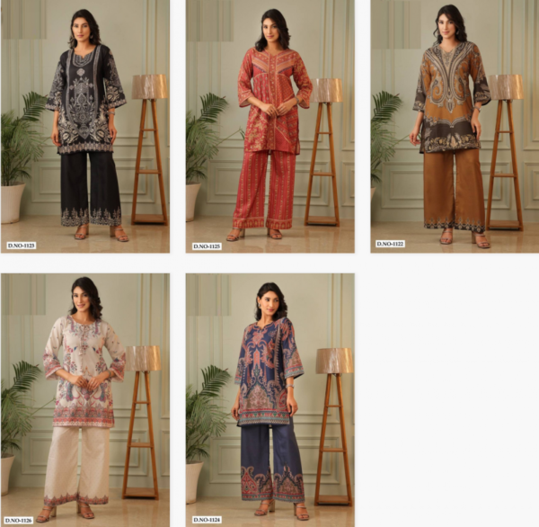 Lar 1122 To 1126 Linen Slub Readymade Catalog Wholesale Collection - Image 7
