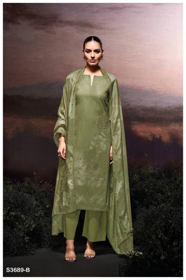 Ganga Hafija Cotton Printed Salwar Kameez Catalog Wholesale Collection - Image 2
