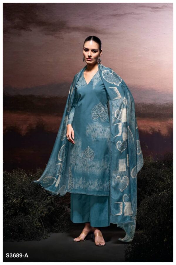 Ganga Hafija Cotton Printed Salwar Kameez Catalog Wholesale Collection - Image 3