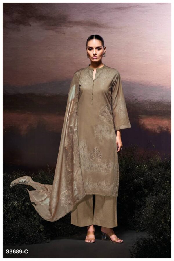 Ganga Hafija Cotton Printed Salwar Kameez Catalog Wholesale Collection - Image 4