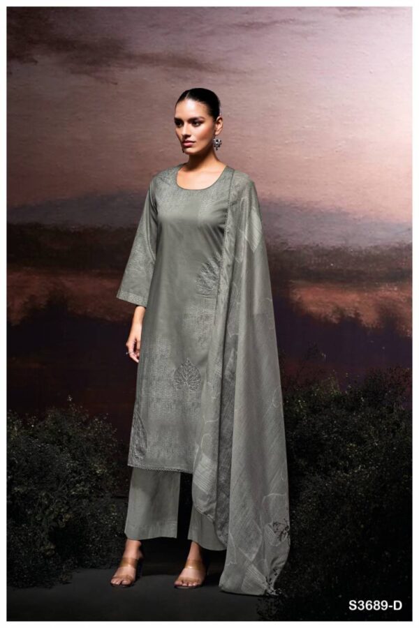 Ganga Hafija Cotton Printed Salwar Kameez Catalog Wholesale Collection - Image 5