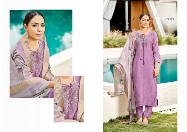 Lar Khwaish Vol 1 Dola Silk Fancy Salwar Kameez Catalog Wholesale Collection - Image 4