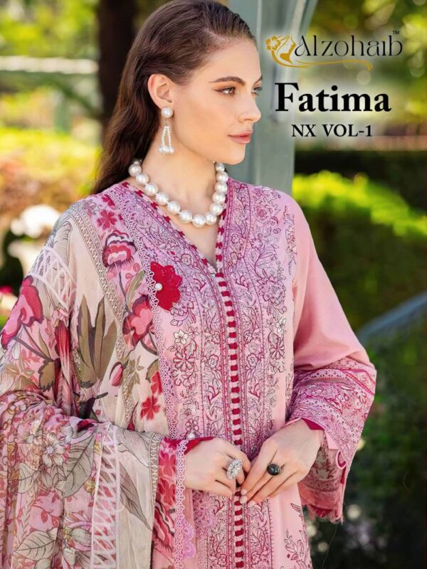 Alzohaib Fatima Nx Vol 1 Pakistani Salwar Suits Catalog Wholesale Collection