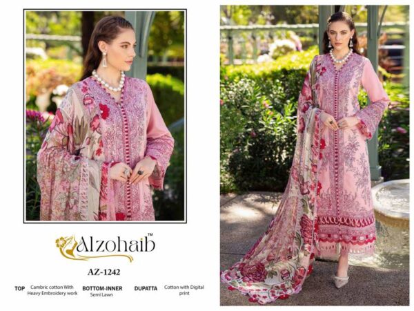 Alzohaib Fatima Nx Vol 1 Pakistani Salwar Suits Catalog Wholesale Collection - Image 2
