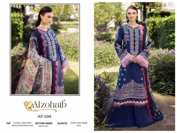 Alzohaib Fatima Nx Vol 1 Pakistani Salwar Suits Catalog Wholesale Collection - Image 3