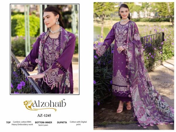 Alzohaib Fatima Nx Vol 1 Pakistani Salwar Suits Catalog Wholesale Collection - Image 4