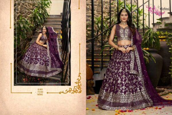 Zeel Amrapali Dola Silk Jacquard Designer Lehenga Choli Catalog Wholesale Collection - Image 7