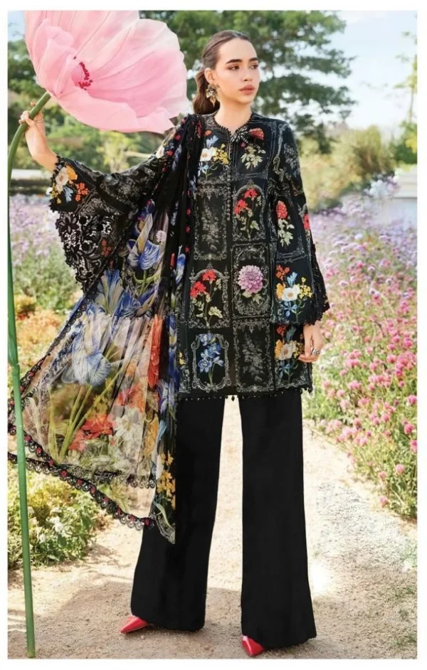 Alzohaib Anaya Chiffon Dupatta Pakistani Salwar Suits Catalog Wholesale Collection