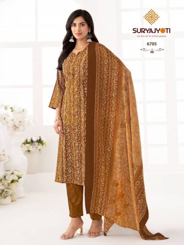 Suryajyoti Trendy Cotton Vol 67 Cotton Dress Material Catalog Wholesale Collection - Image 2