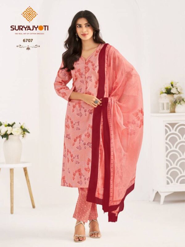 Suryajyoti Trendy Cotton Vol 67 Cotton Dress Material Catalog Wholesale Collection - Image 3