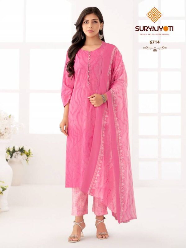 Suryajyoti Trendy Cotton Vol 67 Cotton Dress Material Catalog Wholesale Collection - Image 4