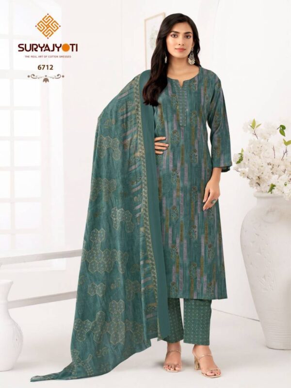 Suryajyoti Trendy Cotton Vol 67 Cotton Dress Material Catalog Wholesale Collection - Image 5