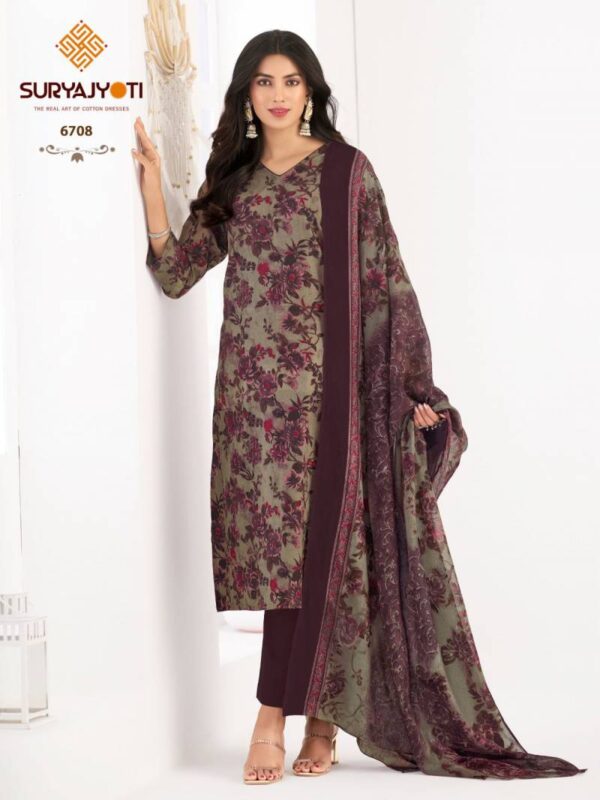 Suryajyoti Trendy Cotton Vol 67 Cotton Dress Material Catalog Wholesale Collection - Image 6