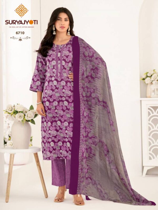 Suryajyoti Trendy Cotton Vol 67 Cotton Dress Material Catalog Wholesale Collection - Image 8