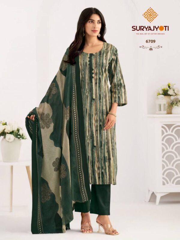 Suryajyoti Trendy Cotton Vol 67 Cotton Dress Material Catalog Wholesale Collection - Image 9