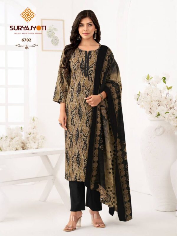 Suryajyoti Trendy Cotton Vol 67 Cotton Dress Material Catalog Wholesale Collection - Image 10