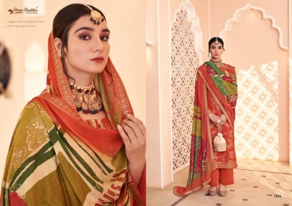 Shree Shalika Mandakini Vol 15 Viscose Dola Jacquard Salwar Kameez Catalog Wholesale Collection - Image 6