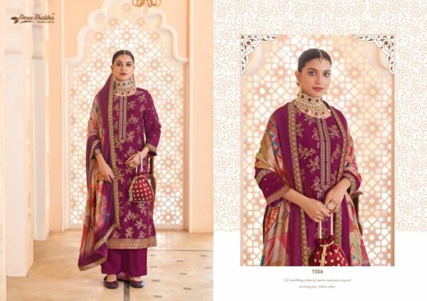 Shree Shalika Mandakini Vol 15 Viscose Dola Jacquard Salwar Kameez Catalog Wholesale Collection - Image 8
