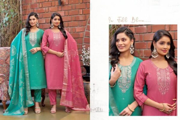 Naisha K 103 Vetican Kurti Bottom With Dupatta Catalog Wholesale Collection - Image 2