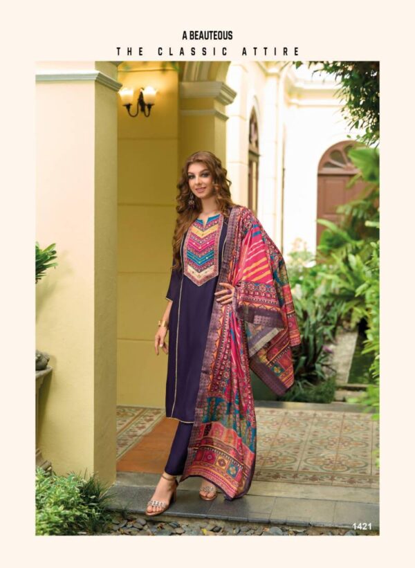 Lady Leela Zeenat Kurti Pant With Dupatta Wholesale Catalog Collection Exporter - Image 2