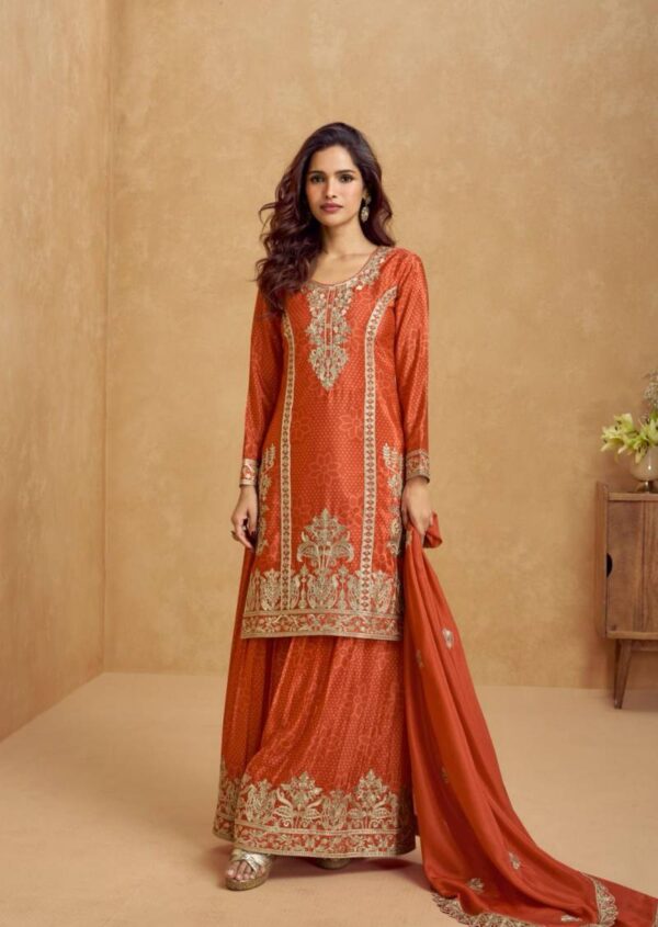 Aashirwad Tanvi Chinon Silk Designer Salwar Kameez Catalog Wholesale Collection Supplier - Image 4