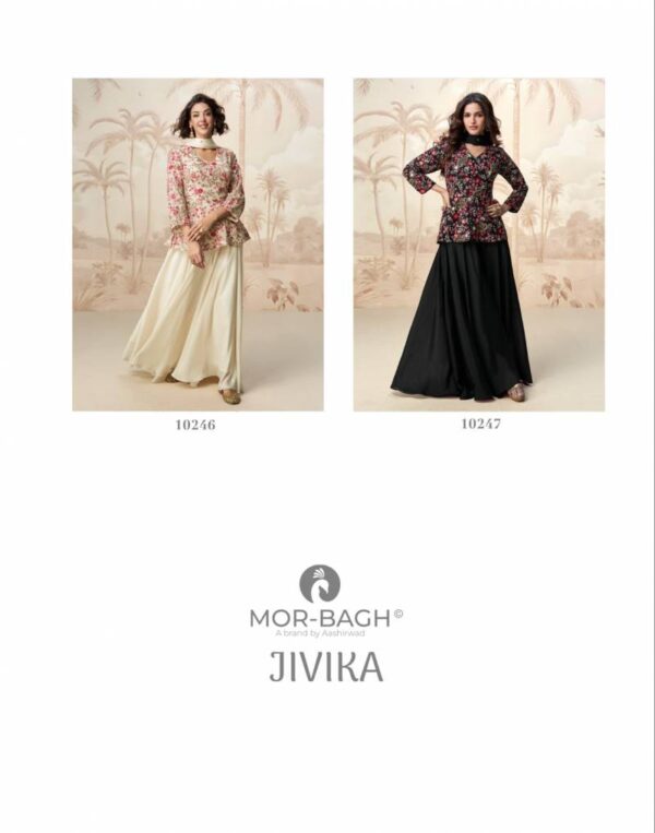 Aashirwad Mor Bagh Jivika Chinon Designer Salwar Suits Catalog Wholesale Collection Exporter - Image 4